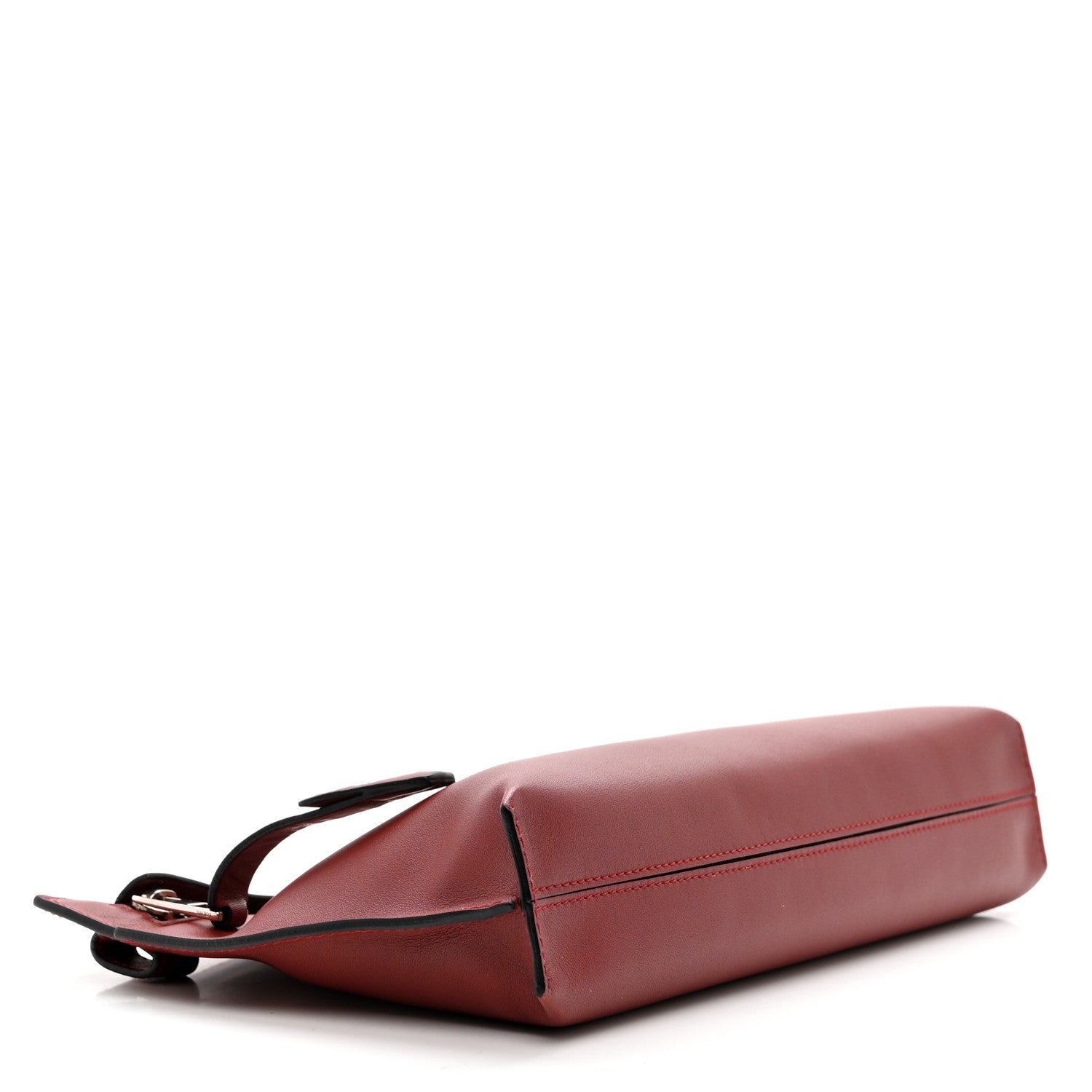 Loewe Calfskin T Pouch Dark Red 4 of 6