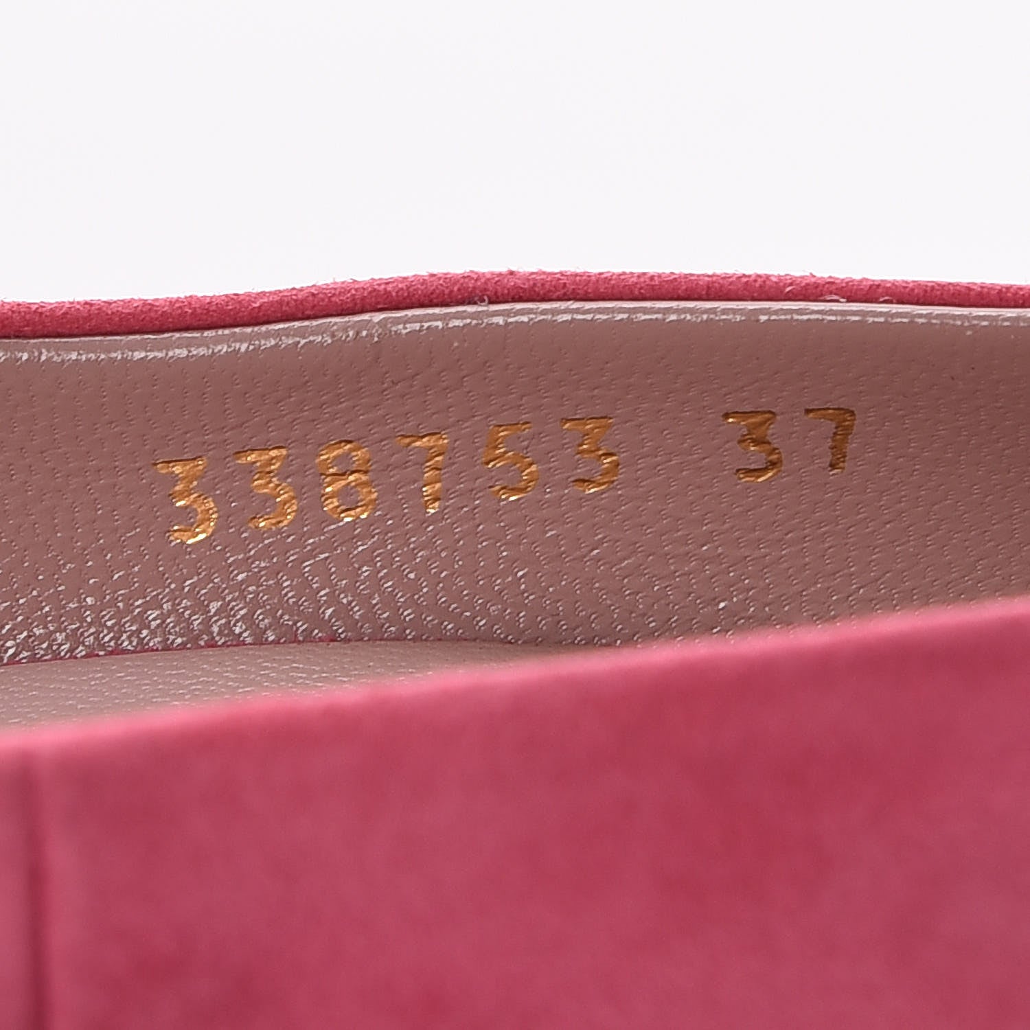 Gucci Suede Dahlia Bamboo Pumps 37 Pink 9 of 10