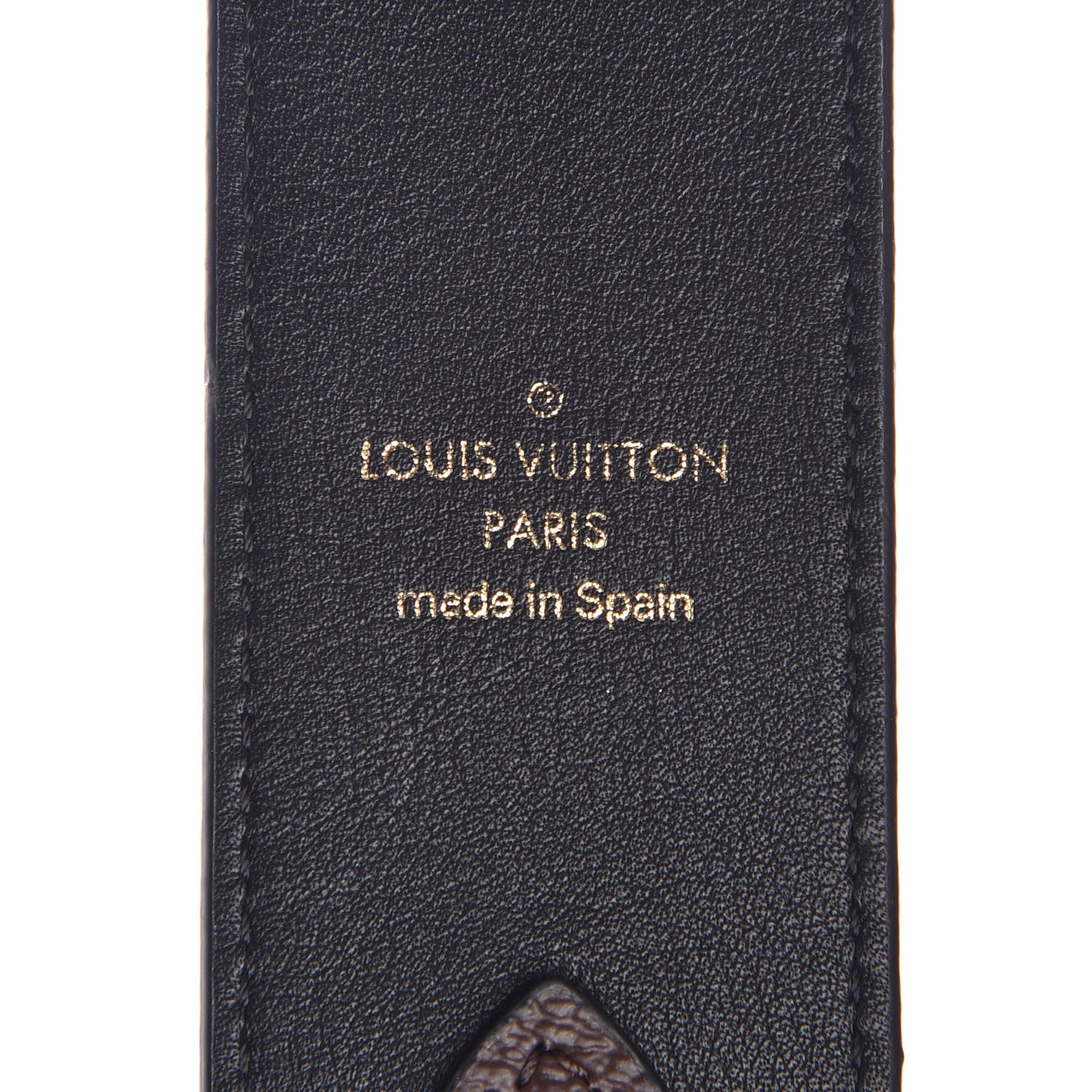 Louis Vuitton Monogram Bandouliere Shoulder Strap Black 3 of 4