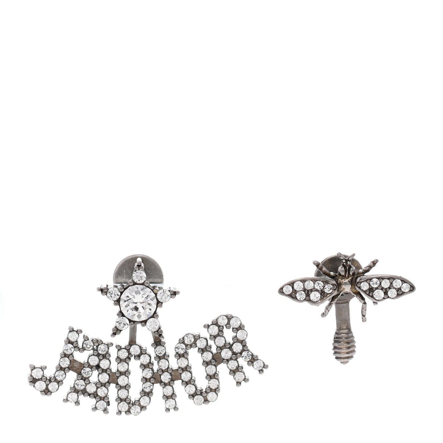 Palladium Crystal J'adior Earrings