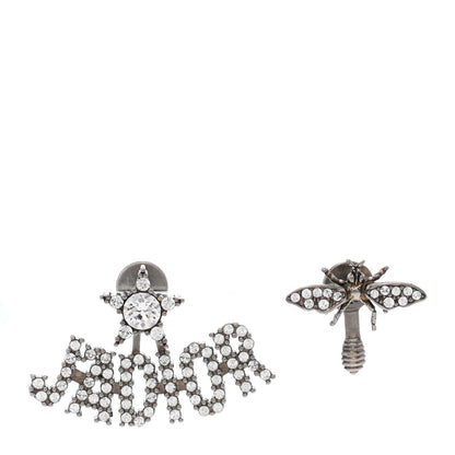 Christian Dior Palladium Crystal J'adior Earrings 1 of 4