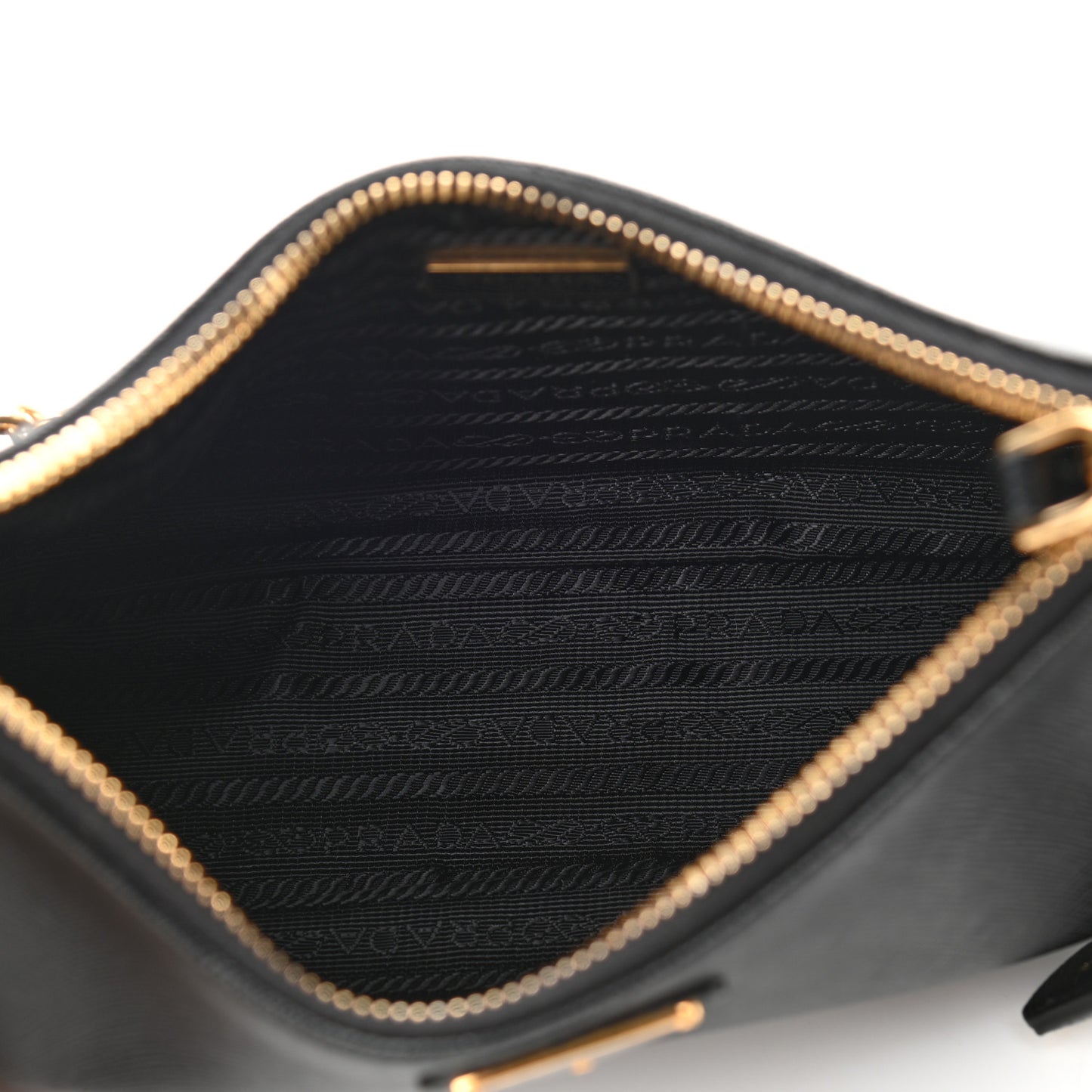 Saffiano Lux Re-Edition 2005 Shoulder Bag Black