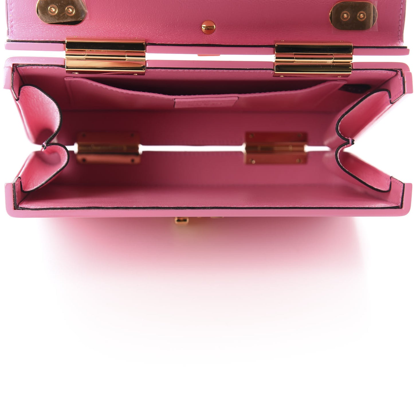 Plexiglass Mini Sylvie 1969 Top Handle Bag Pink