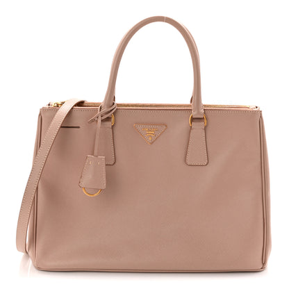 Prada Saffiano Small Galleria Double Zip Tote Cammeo 1 of 10