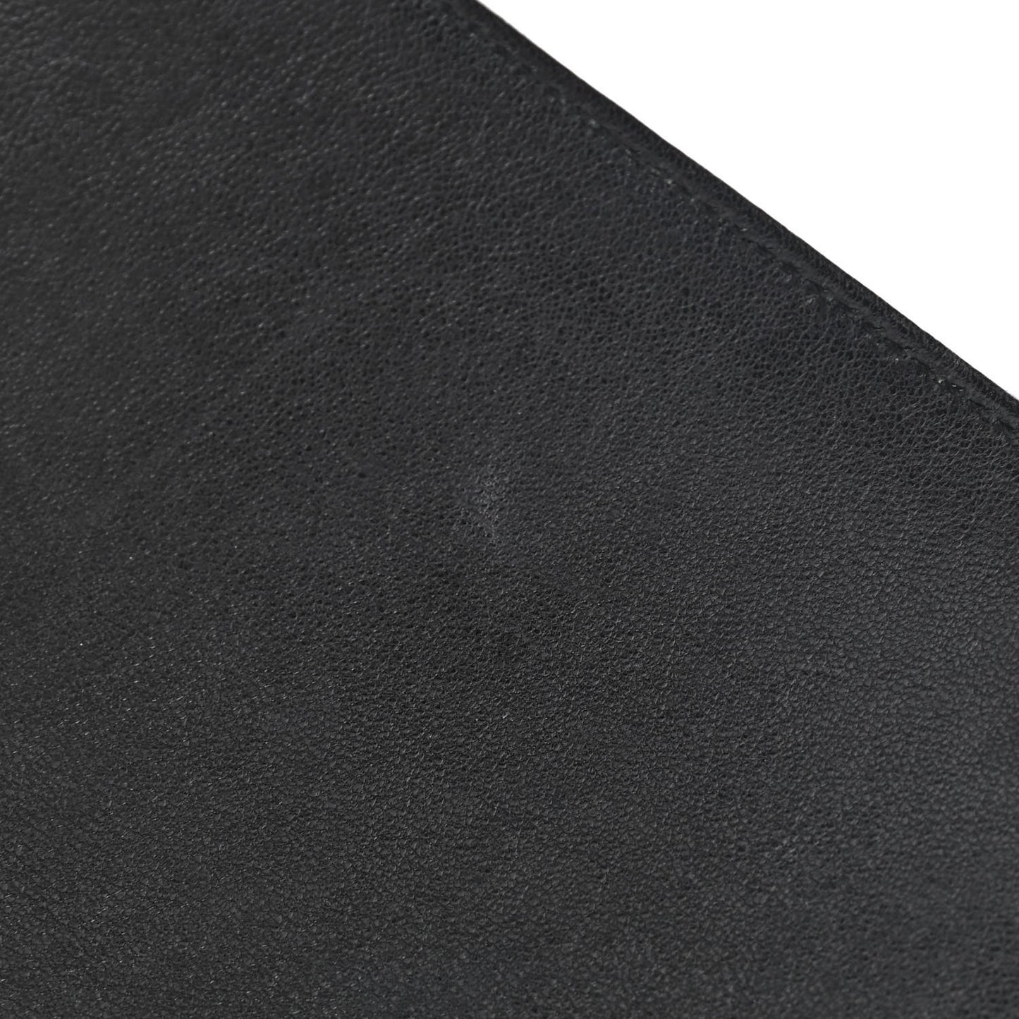 Sheepskin Matelasse Chevron Monogram Medium College Bag Black