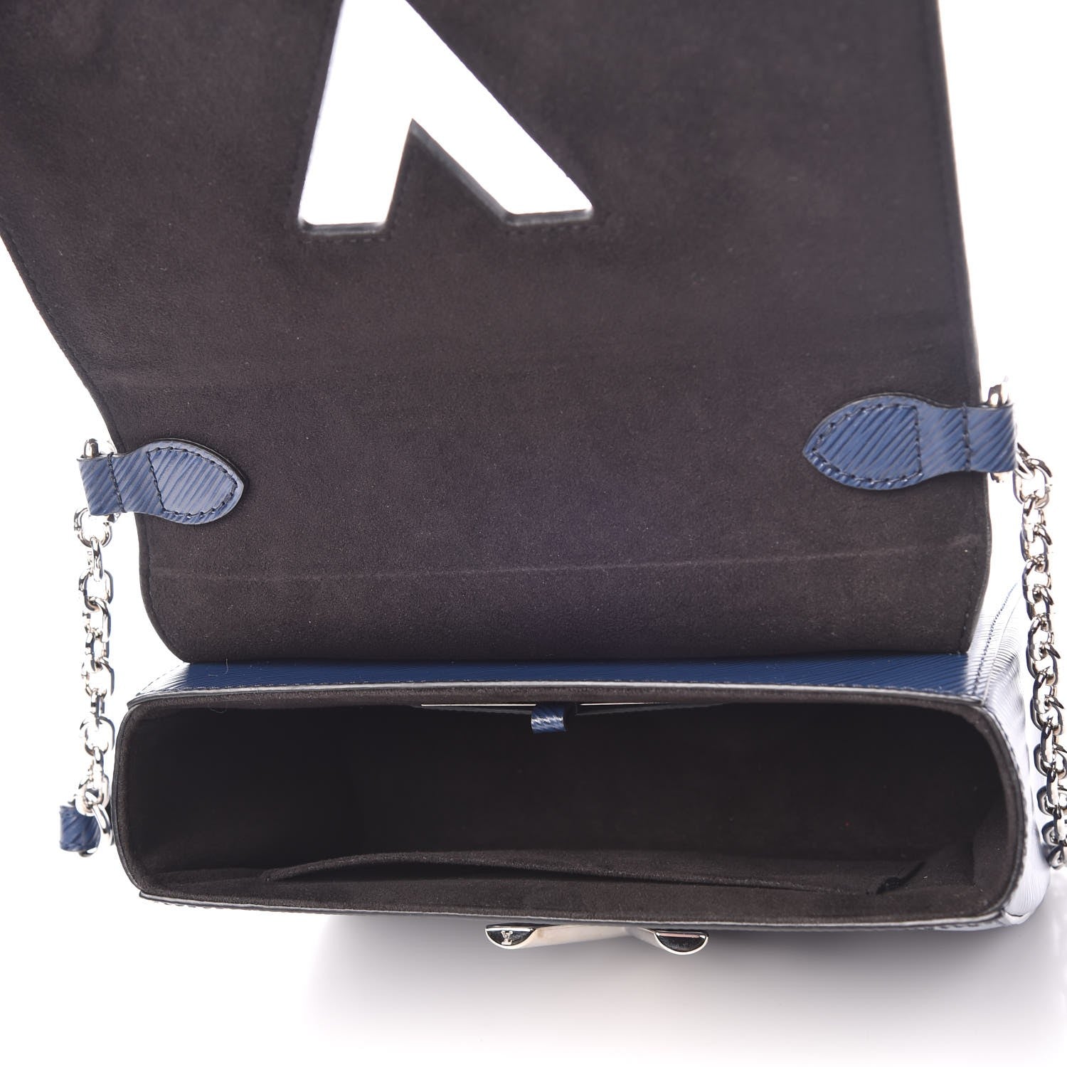 Louis Vuitton Epi Twist Shoulder Bag MM Indigo 4 of 8