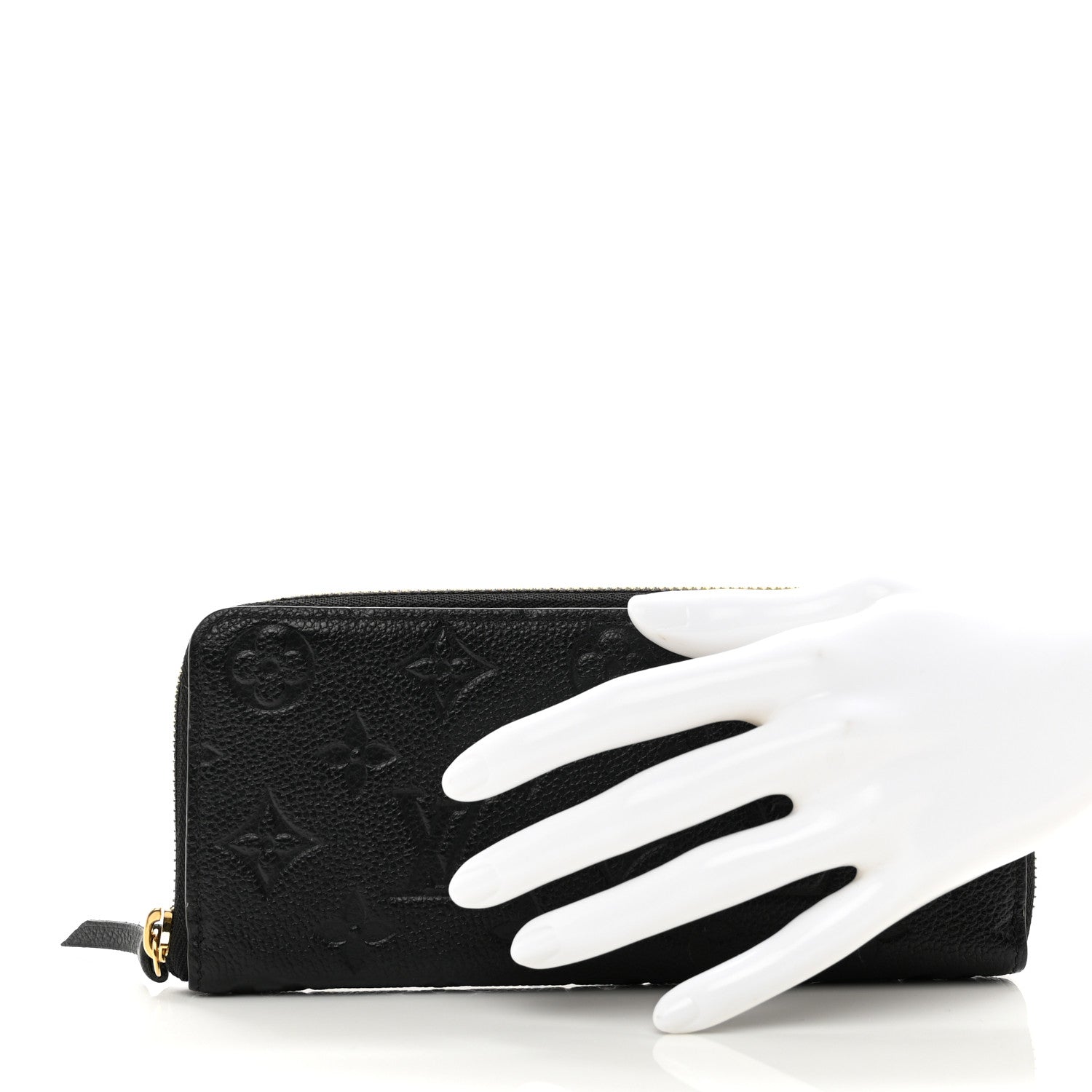 Louis Vuitton Empreinte Clemence Wallet Black 2 of 6