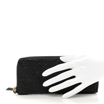 Louis Vuitton Empreinte Clemence Wallet Black 2 of 6
