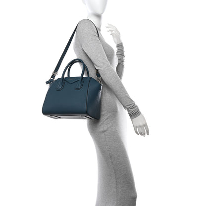 Givenchy Sugar Goatskin Medium Antigona Oil Blue 2 of 10