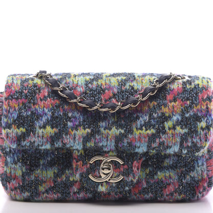 Chanel Knit Mini Rectangular Flap Multicolor 8 of 11