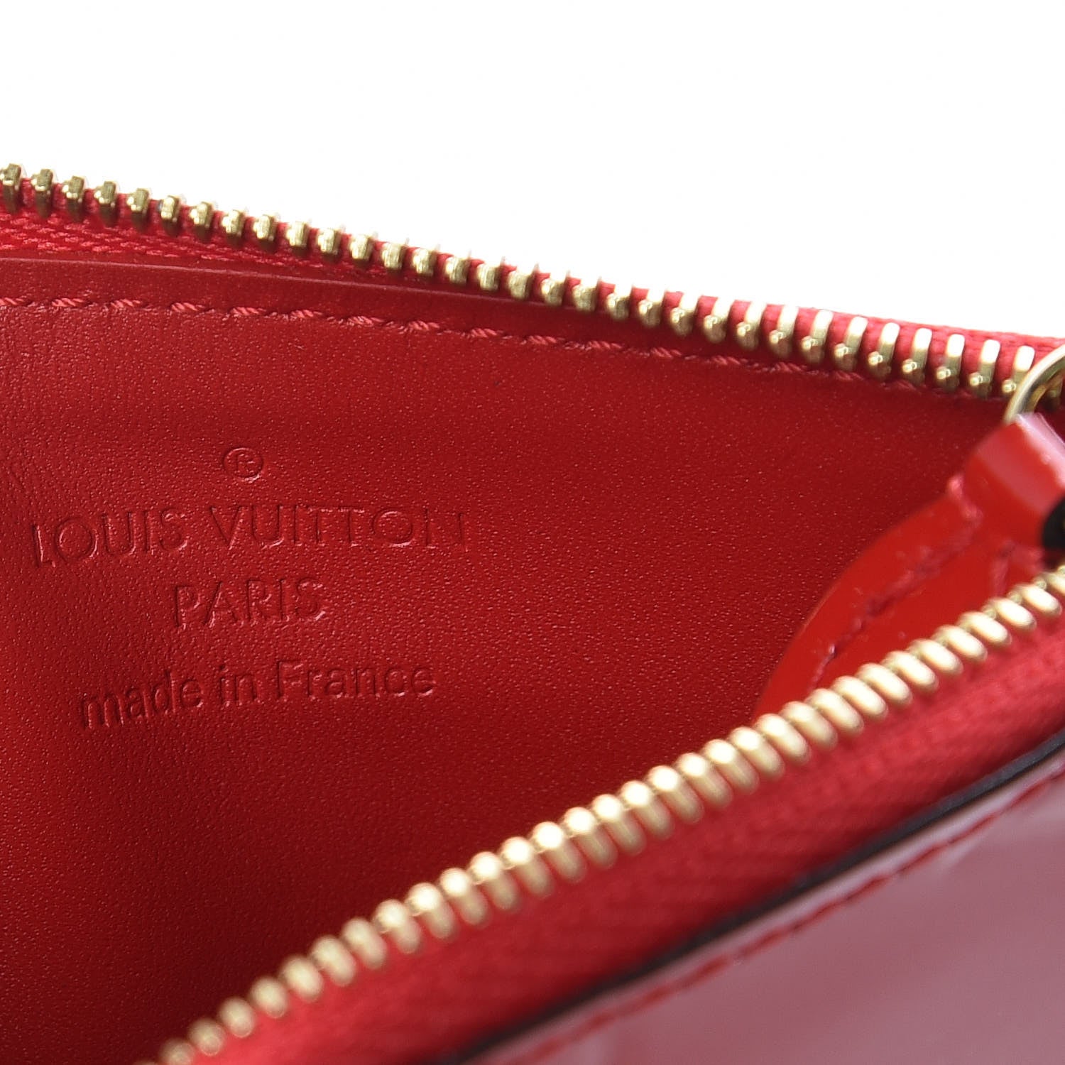 Louis Vuitton Vernis Key Pouch NM Cherry 6 of 8