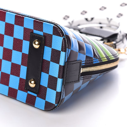 Louis Vuitton Epi Damier Race Alma BB Blue Vert 8 of 13