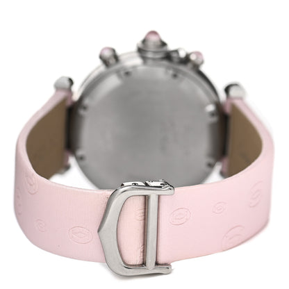 Cartier Stainless Steel Satin Mother of Pearl 35mm Miss Pasha Automatic Watch Pink 3 of 5