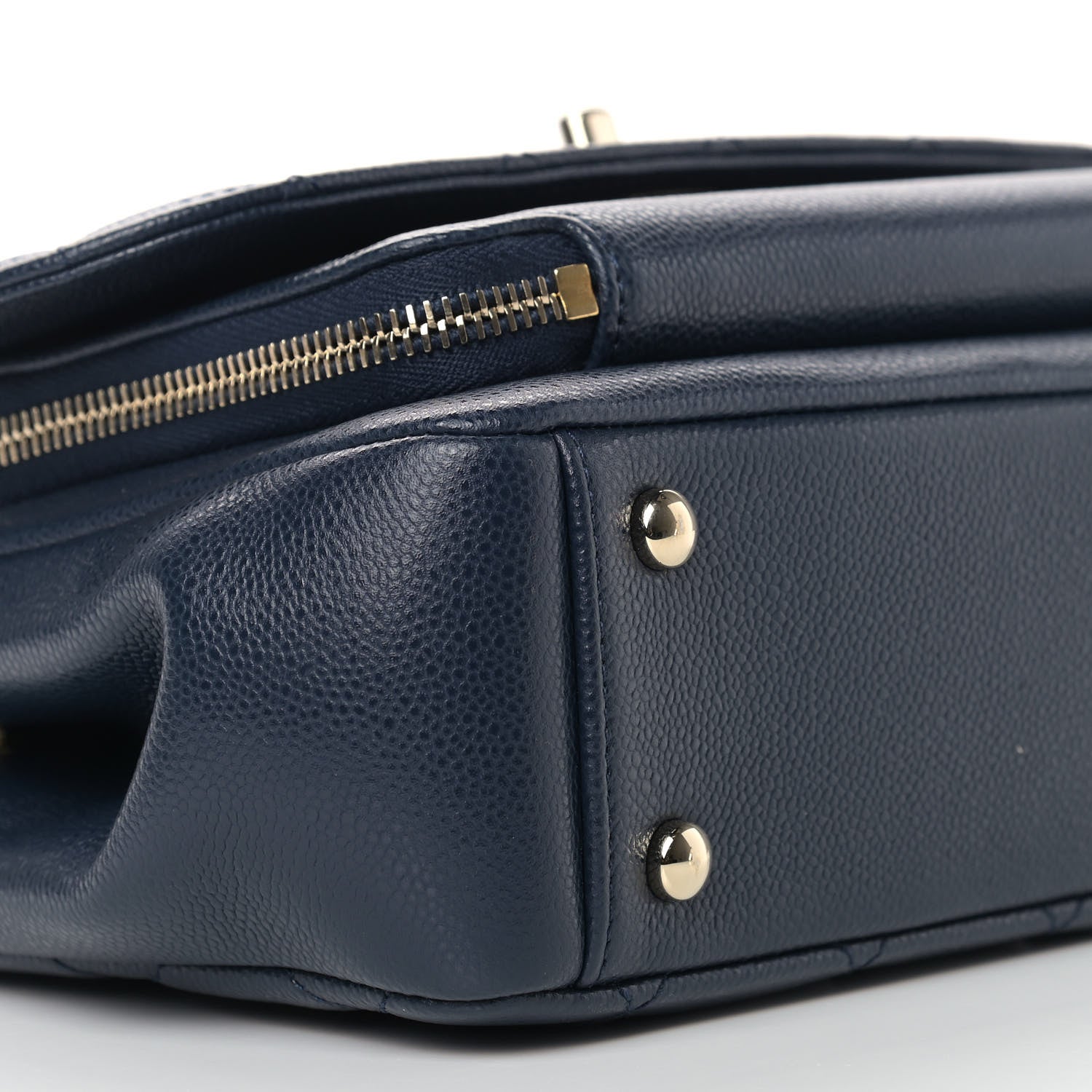 Chanel Caviar Quilted Medium Business Affinity Flap Navy 8 of 14