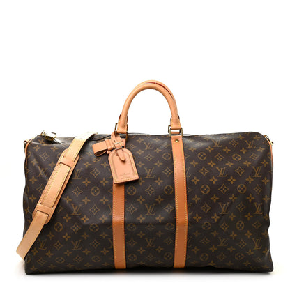 Louis Vuitton Monogram Keepall Bandouliere 55 1 of 15