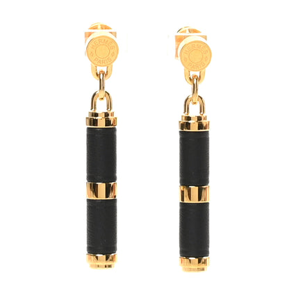 Hermes Swift PM Charniere Earrings Black 1 of 5