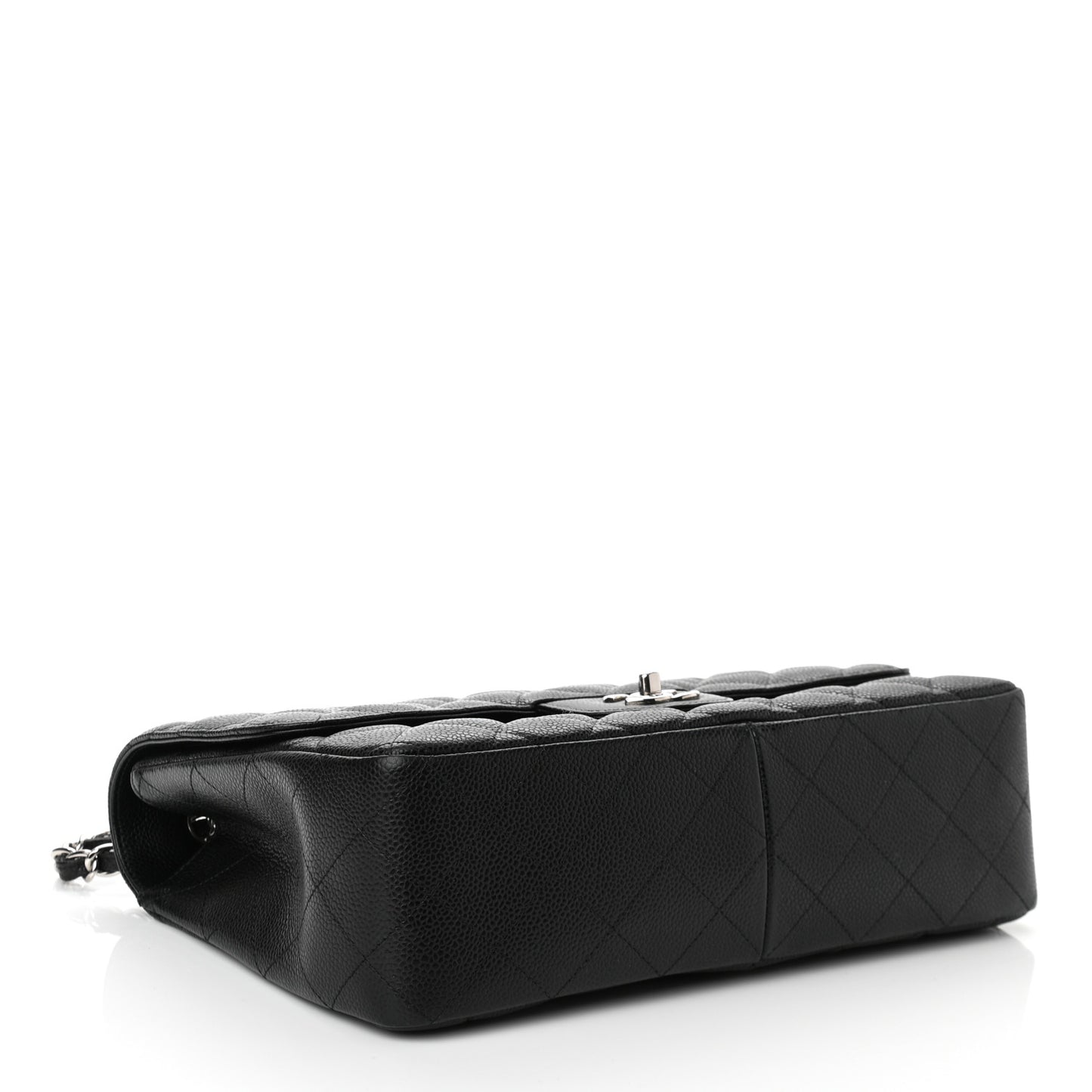 Caviar Quilted Jumbo Single Flap Black