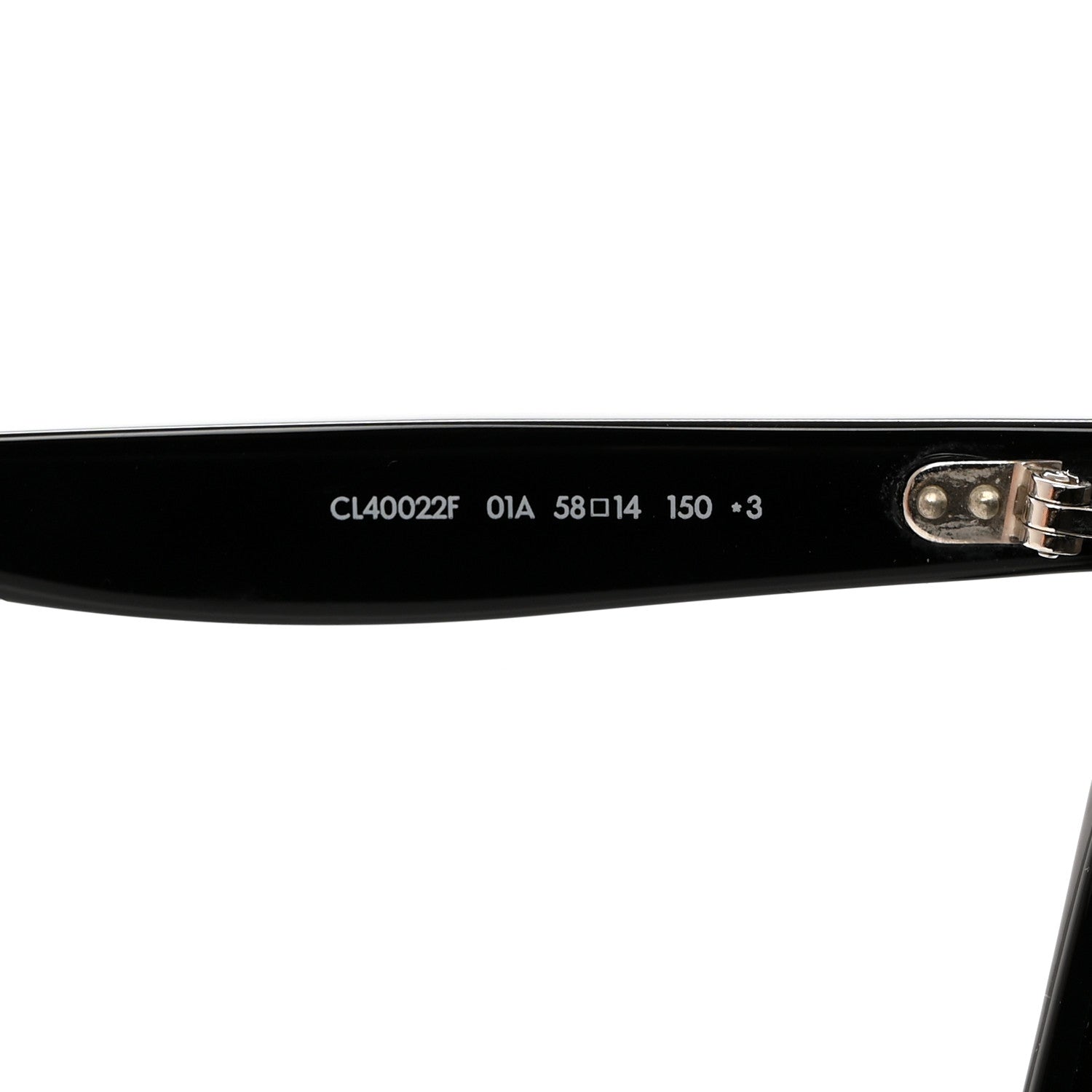 Celine Acetate Sunglasses CL40022F Black 5 of 6