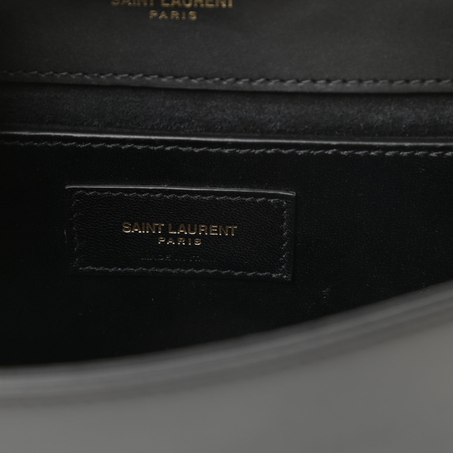 Saint Laurent Smooth Calfskin Small Classic Monogram Kate Tassel Satchel Black 6 of 12