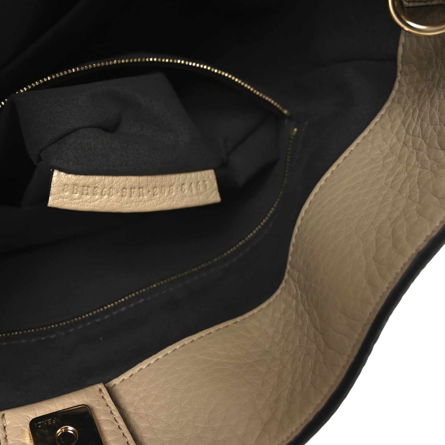 Cuoio Romano Selleria Medium FF Tote Miele Scuro