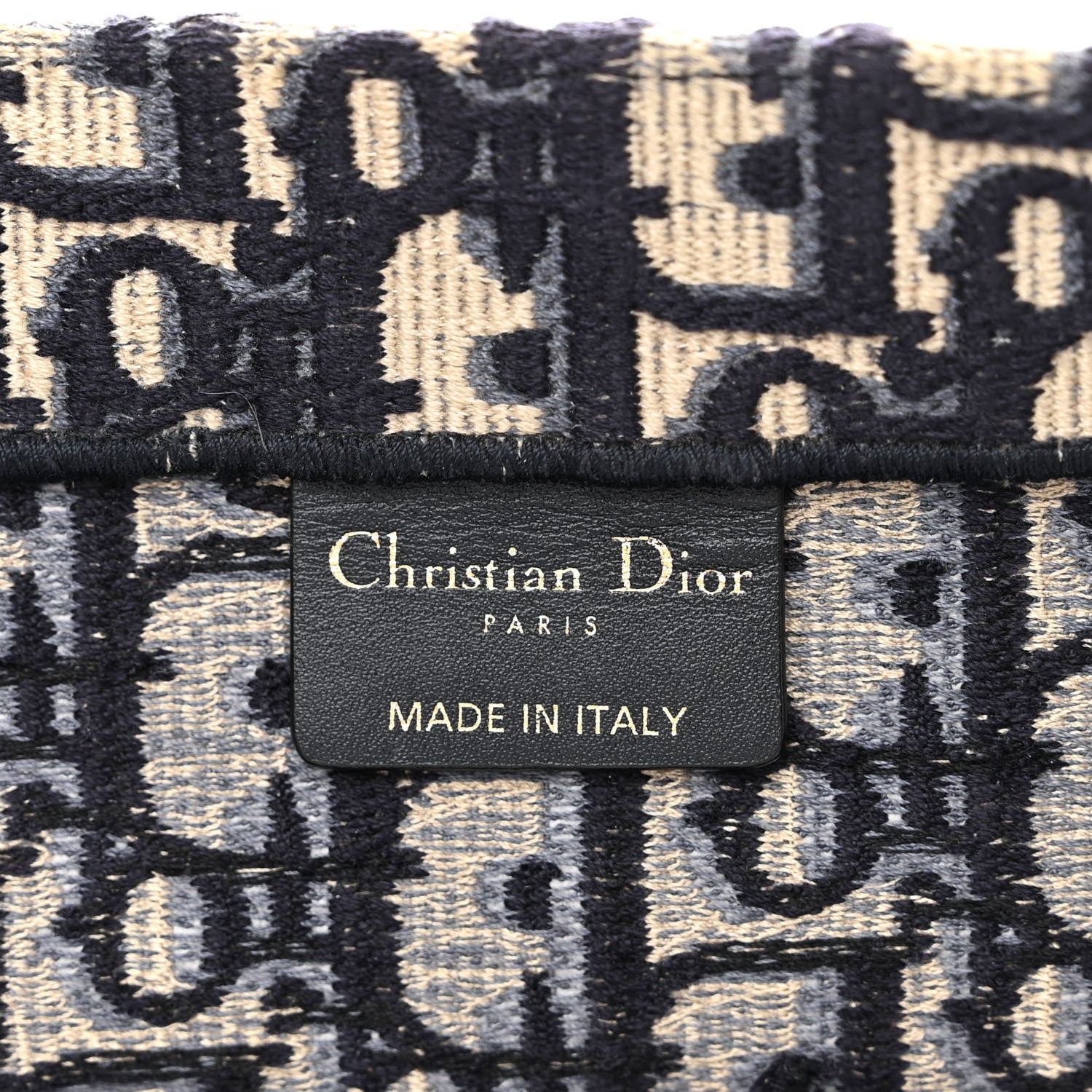 Christian Dior Oblique Large Book Tote Blue Multicolor 6 of 11