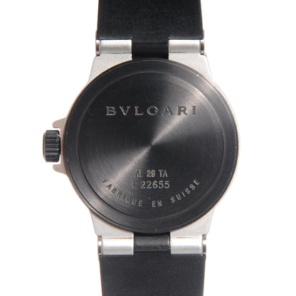 Bulgari Aluminum Rubber 29mm Diagono Quartz Watch 6 of 11