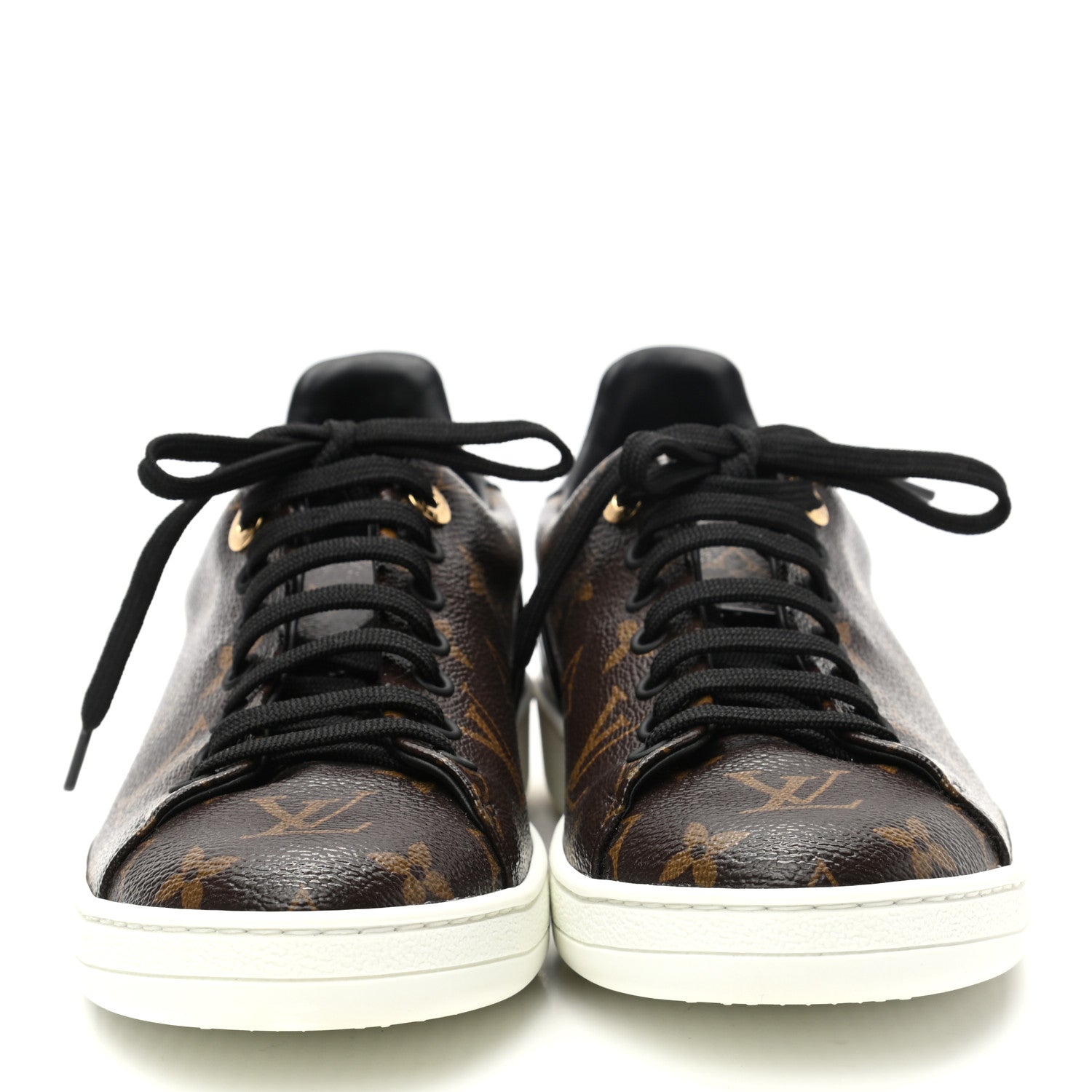 Louis Vuitton Patent Monogram Frontrow Sneakers 38 2 of 8