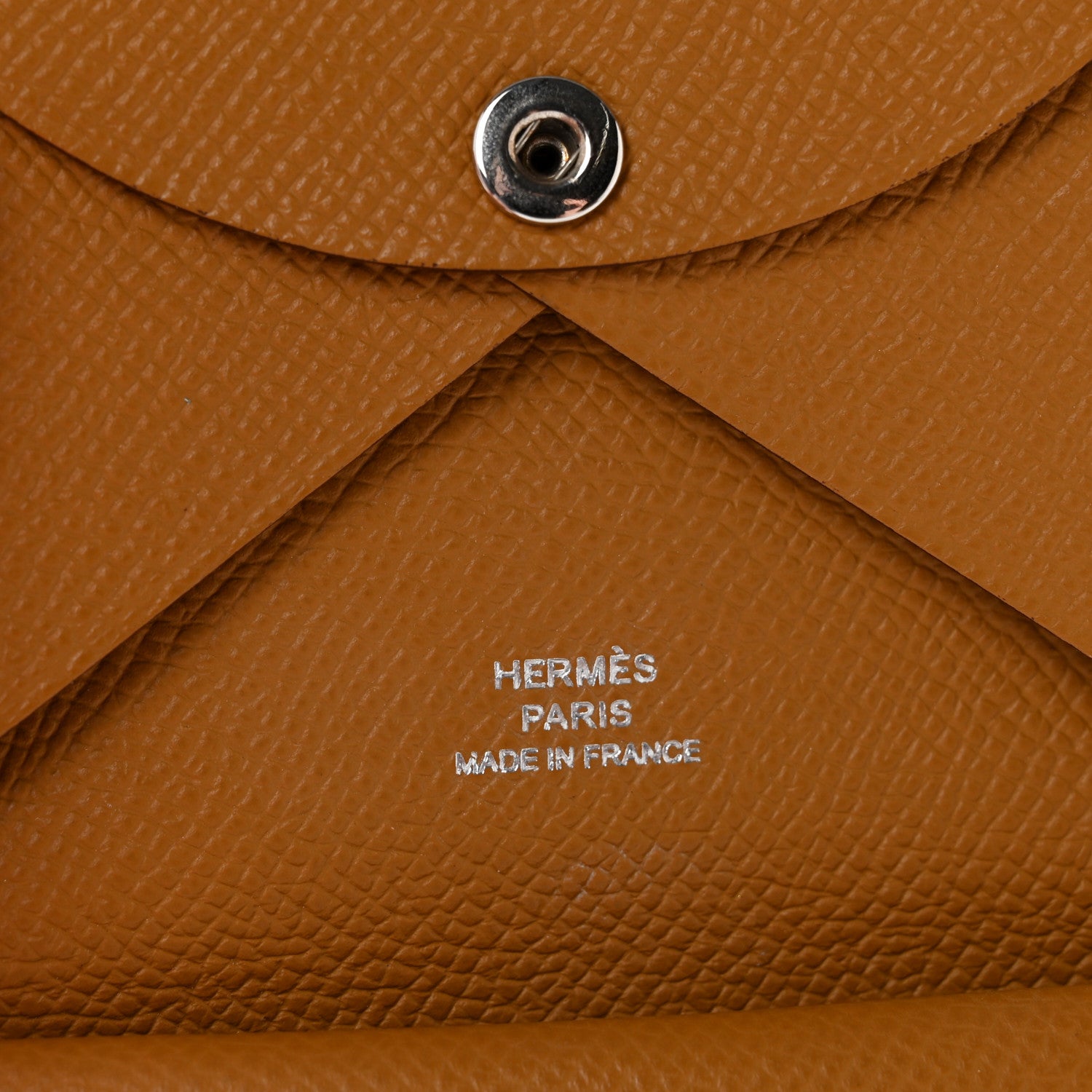 Hermes Epsom Calvi Duo Card Case Biscuit 6 of 10