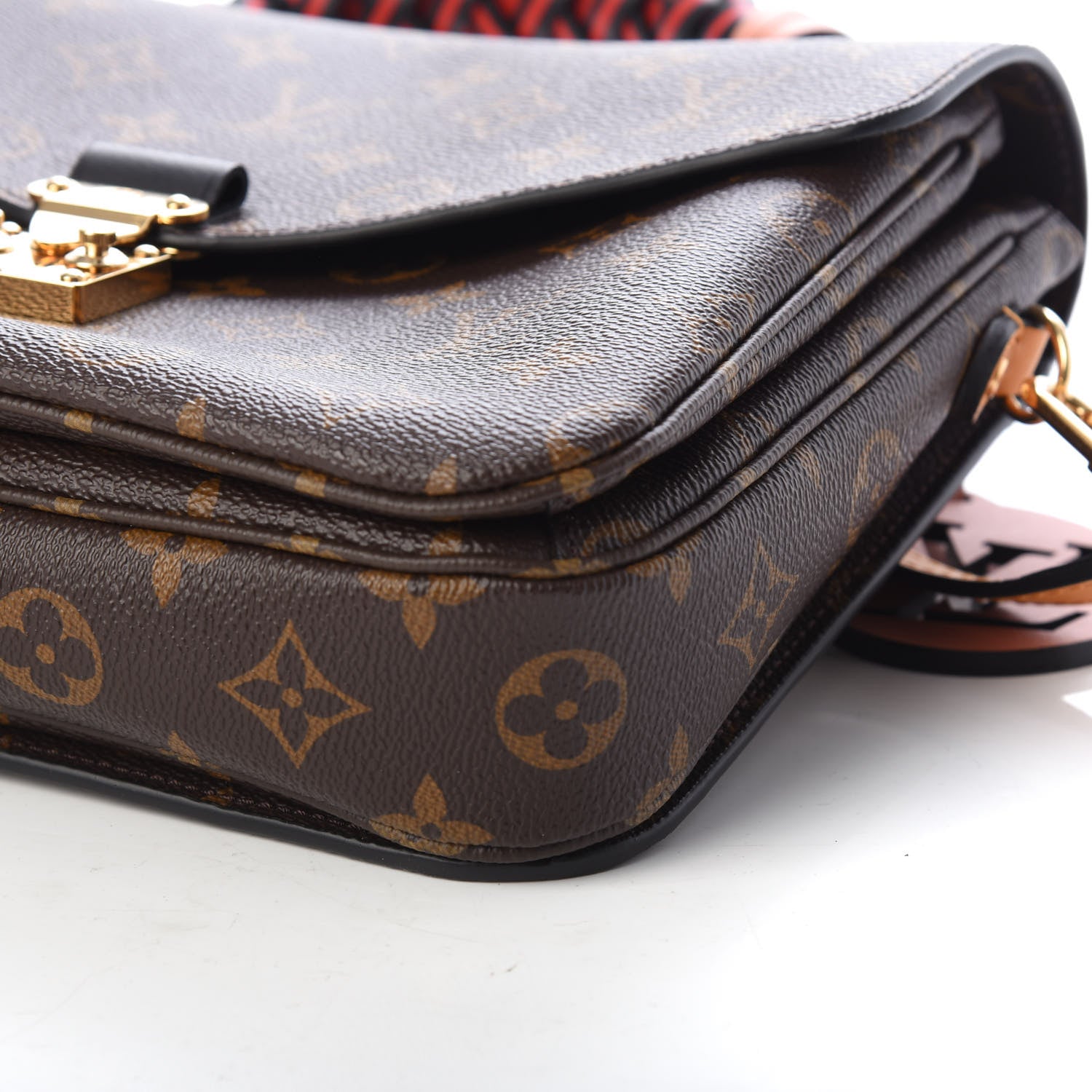 Louis Vuitton Monogram Braided Pochette Metis Coquelicot 9 of 9