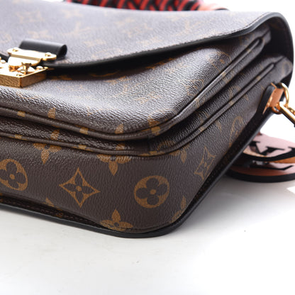Louis Vuitton Monogram Braided Pochette Metis Coquelicot 9 of 9