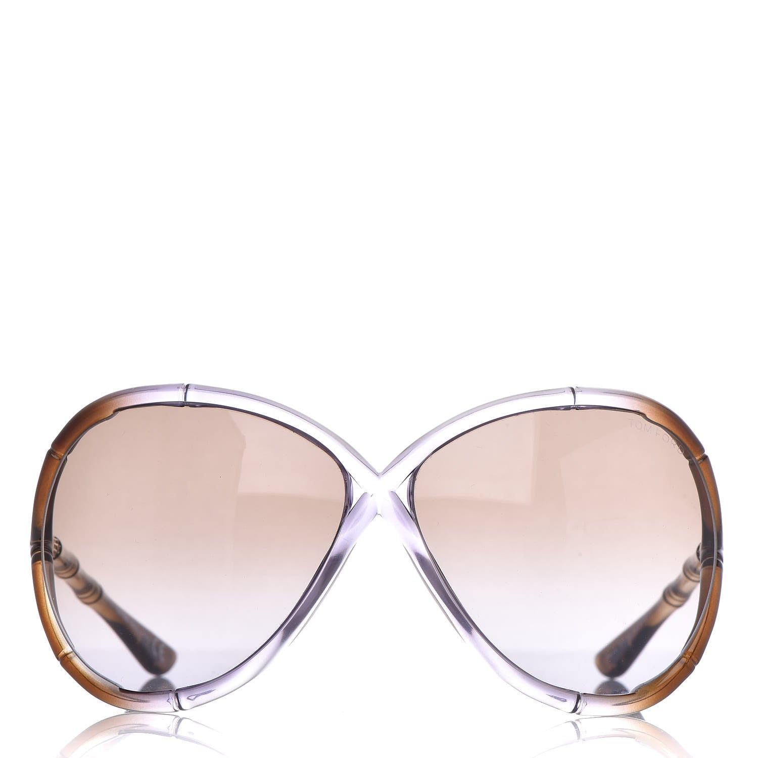 Tom Ford Bamboo Simone Crossover Sunglasses TF74 Brown 3 of 7