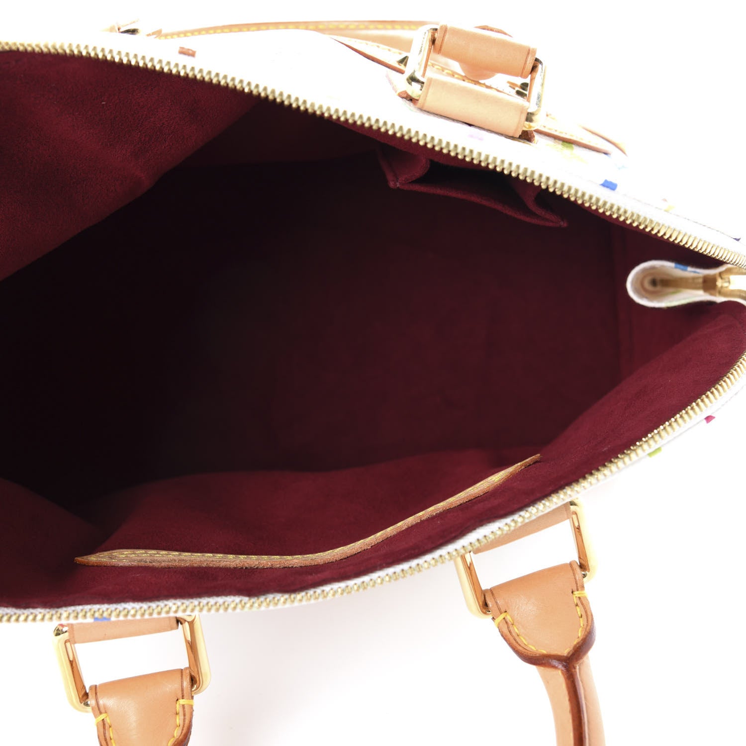 Louis Vuitton Monogram Multicolor Alma White 5 of 10