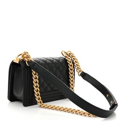 Chanel Caviar Quilted Small Boy Flap Black 3 of 11