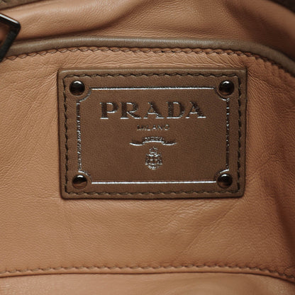 Prada Nappa Gaufre Double Zip Tote Argilla 6 of 15