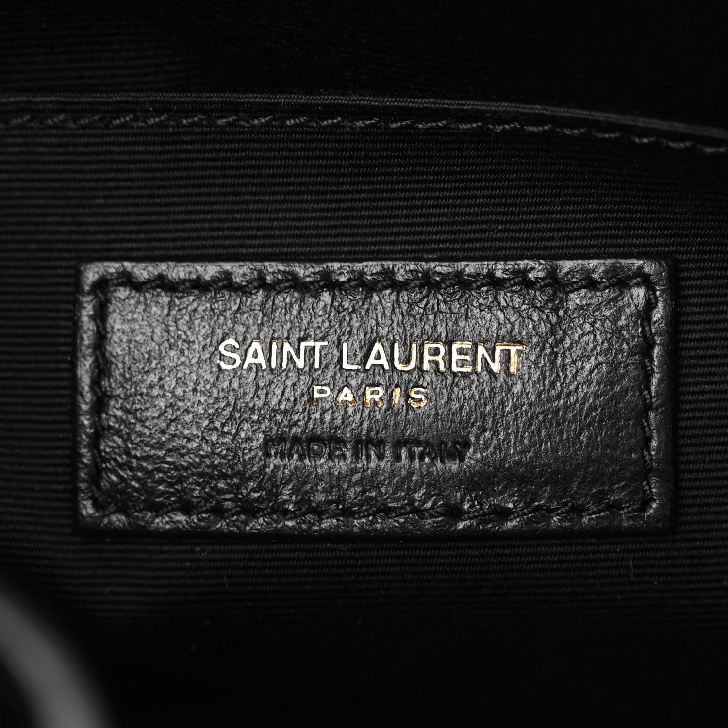Saint Laurent Patent Calfskin Crocodile Embossed Monogram Lou Camera Bag Black 6 of 10