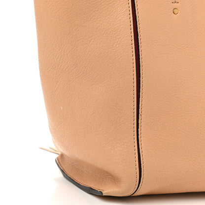 Chloe Smooth Calfskin Small Milo Shopping Tote Beige 13 of 15