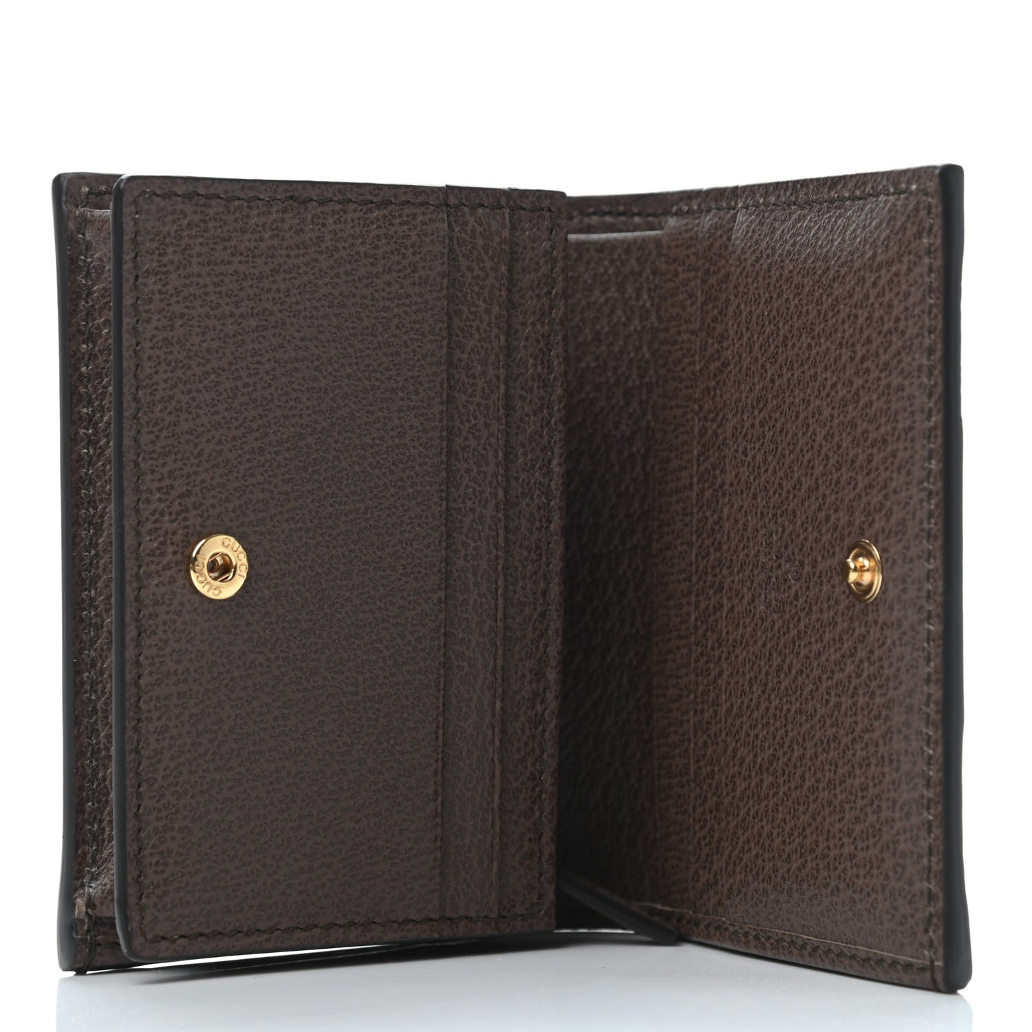 Gucci GG Supreme Monogram Web Ophidia Card Case Beige New Acero 4 of 5