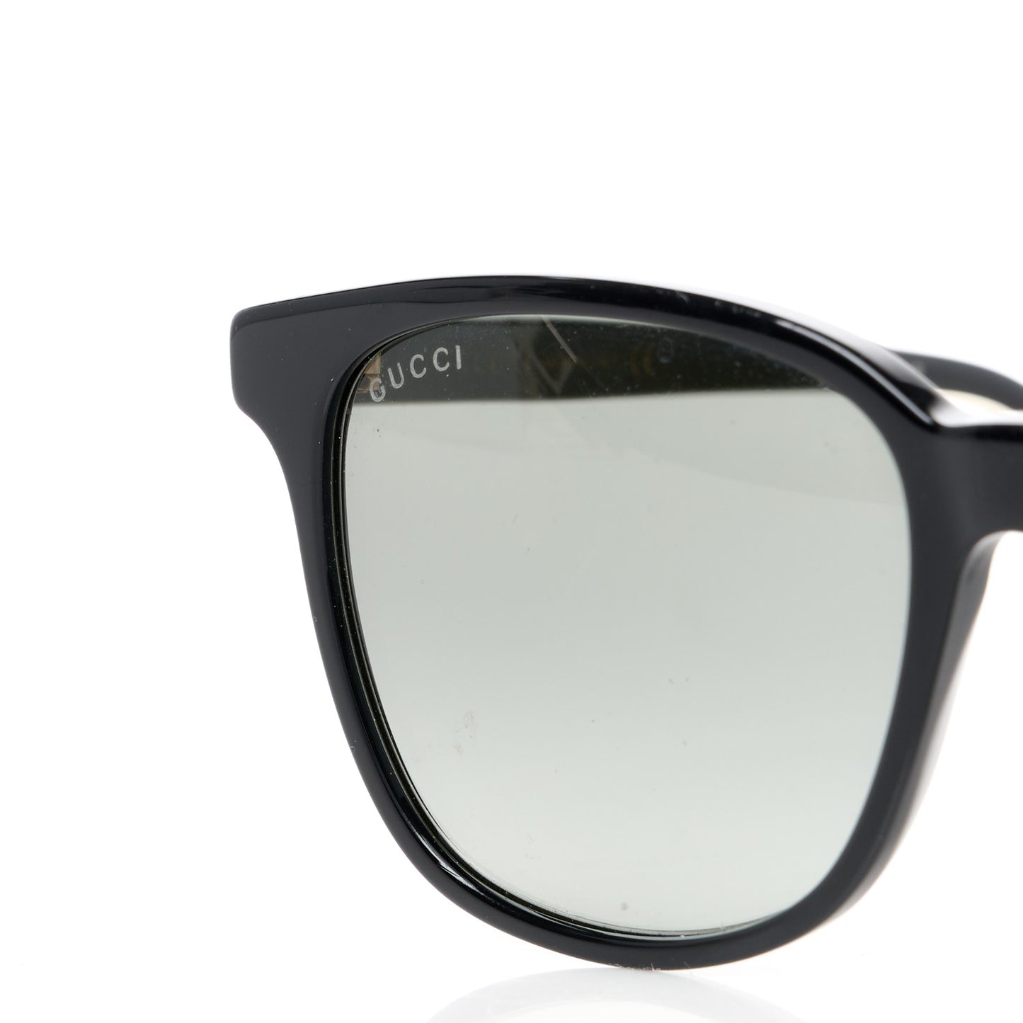 Acetate Frame Sunglasses GG0376S Black