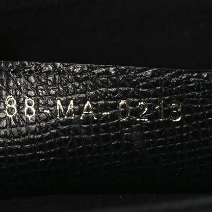 Christian Dior Grained Calfskin Saddle Bag With Strap Black 7 of 10