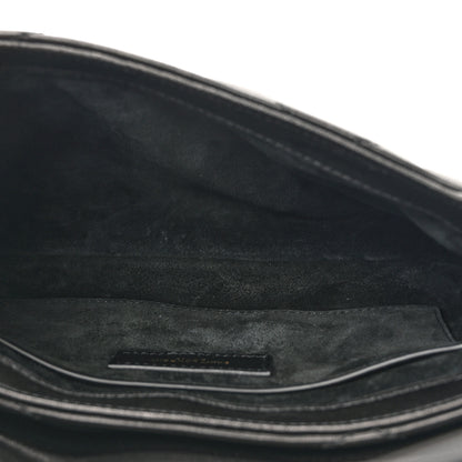 Saint Laurent Lambskin Quilted Le 57 Diamond Shoulder Bag Black 5 of 10