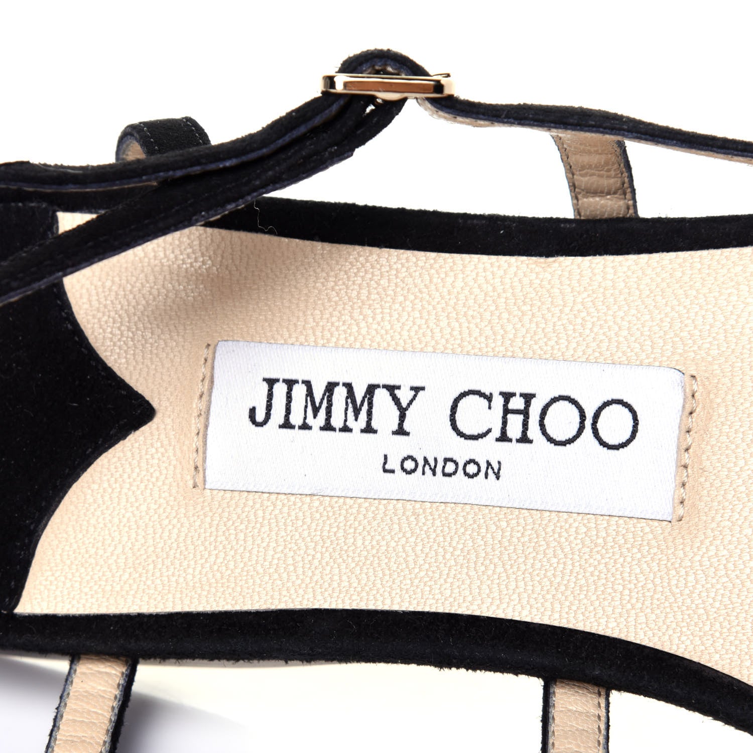Jimmy Choo Suede Arien Cage Slingback Sandals 38.5 Black 8 of 10