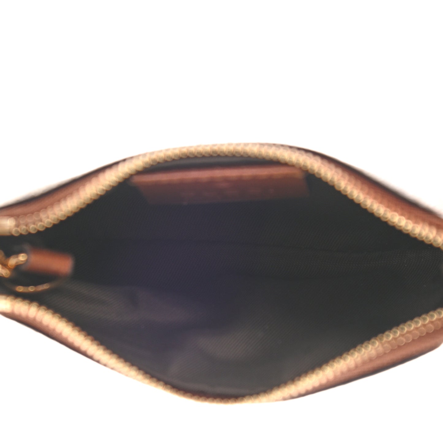 GG Supreme Monogram Key Case Brown