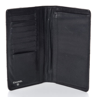 Chanel Caviar Quilted Reissue Yen Wallet Navy 5 of 11
