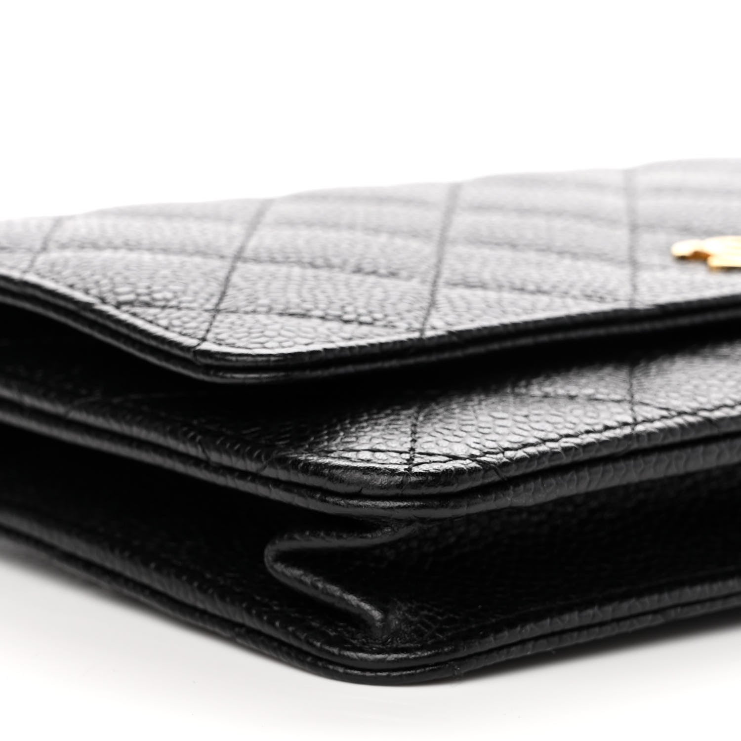 Chanel Caviar Quilted Wallet On Chain WOC Black 10 of 12