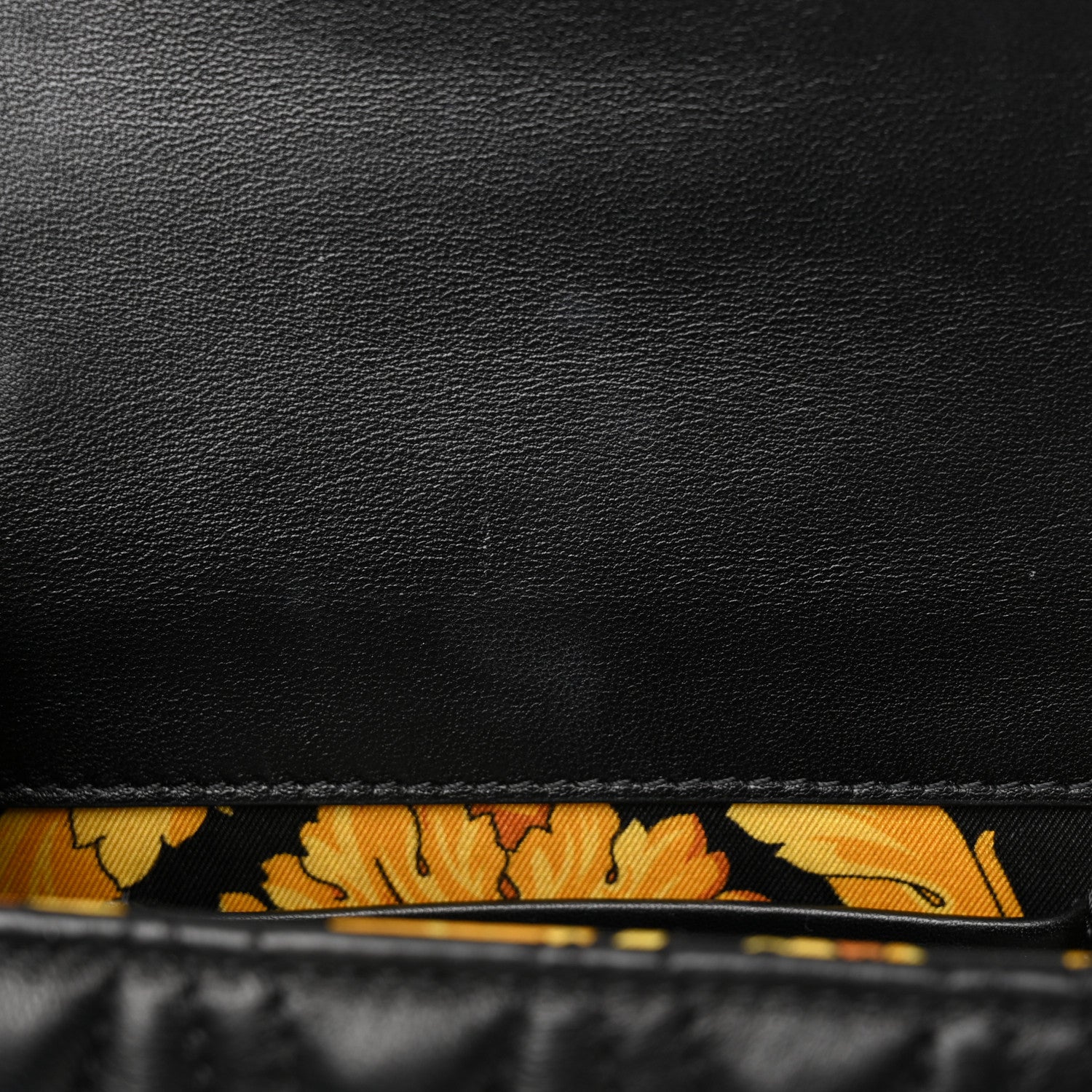 Versace Nappa Quilted Virtus Bag Black 11 of 14