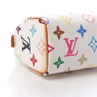 Louis Vuitton Monogram Multicolor Mini Sac HL Speedy White 7 of 9