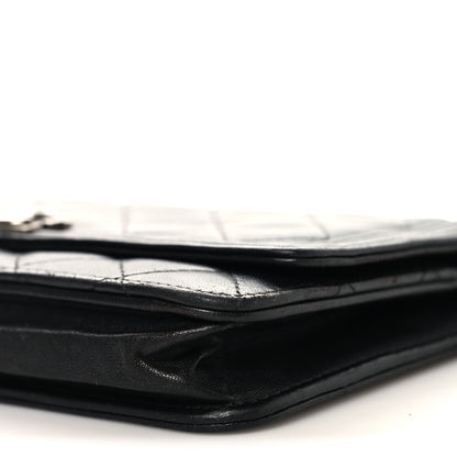 Chanel Lambskin Quilted Boy Wallet On Chain WOC Black 11 of 11