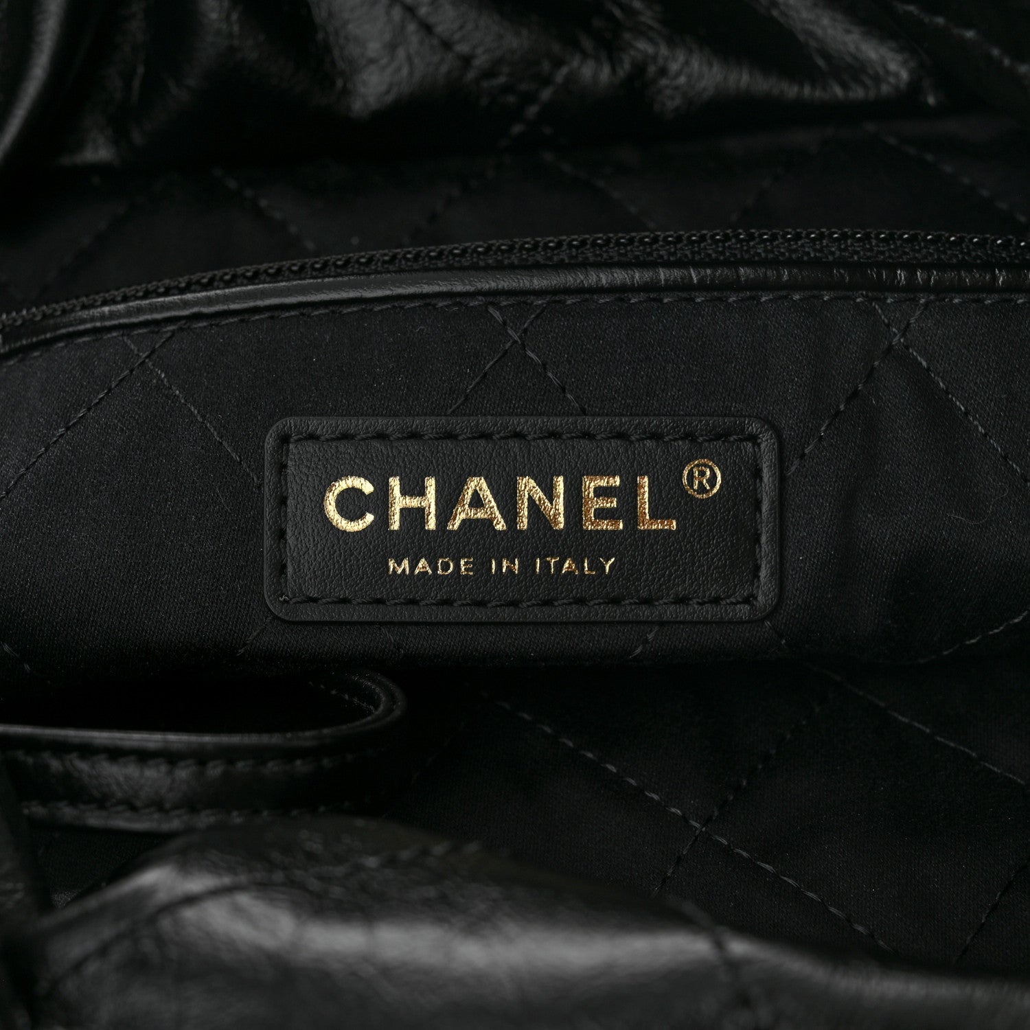 Chanel Shiny Calfskin Quilted Chanel 22 Black 7 of 11