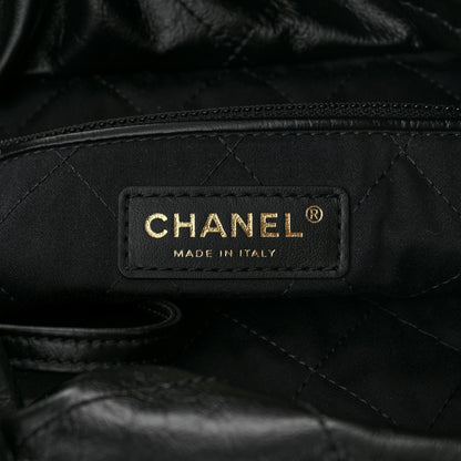Chanel Shiny Calfskin Quilted Chanel 22 Black 7 of 11