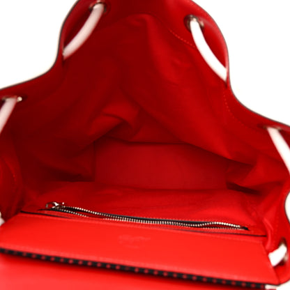 Christian Louboutin Calfskin Spiked Explorafunk Backpack White 5 of 11